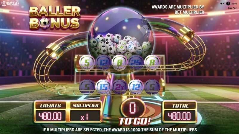 Trophy Spins World Cup 26 - zagon kroga Baller Bonus